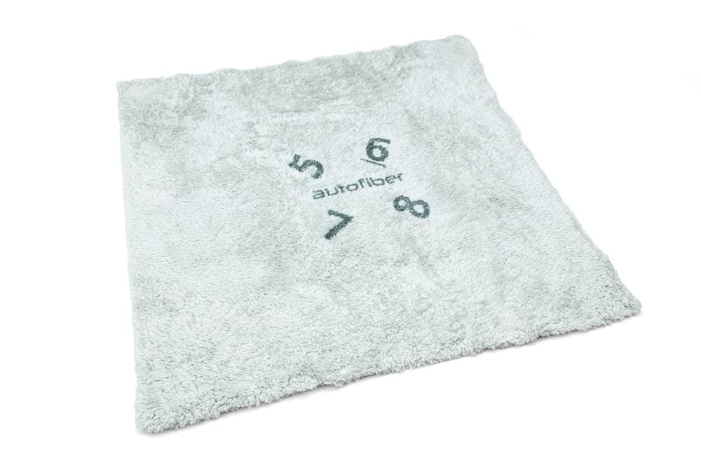 Autofiber Bulk Towel Light Gray FULL CASE: [Korean Quadrant Wipe] Plush Microfiber Coating Leveling Towel (16 in. x 16 in., 350 gsm)- 120/case