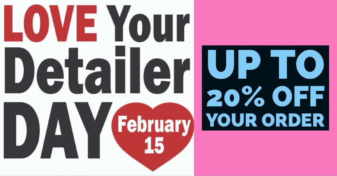Love Your Detailer Day Sale - up to 20% off