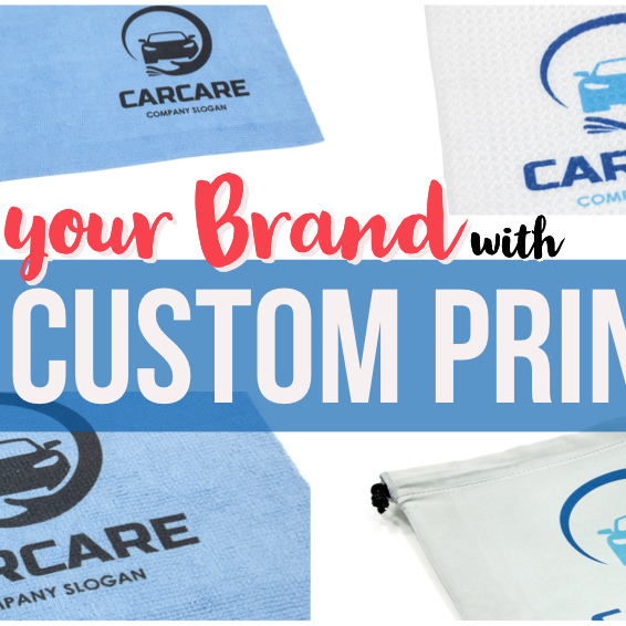 Build your Brand! - Custom Printing on Microfiber Towels