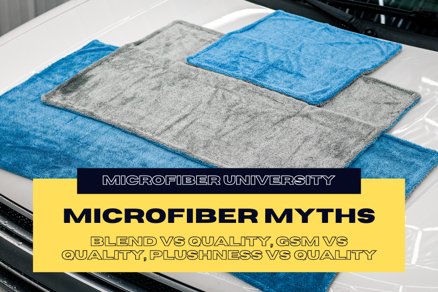 Microfiber Towel Quality: GSM vs. Blend vs. Pile