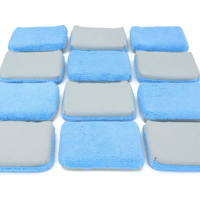  Airlab® 90 x 60 CM XXL Chiffons Microfibre Voiture  Professionnel Efficace Lot de 2, pour Detailing Auto Moto, 500 GSM Anti  Rayures Polissage Absorbant Séchage, Bleu et Gris