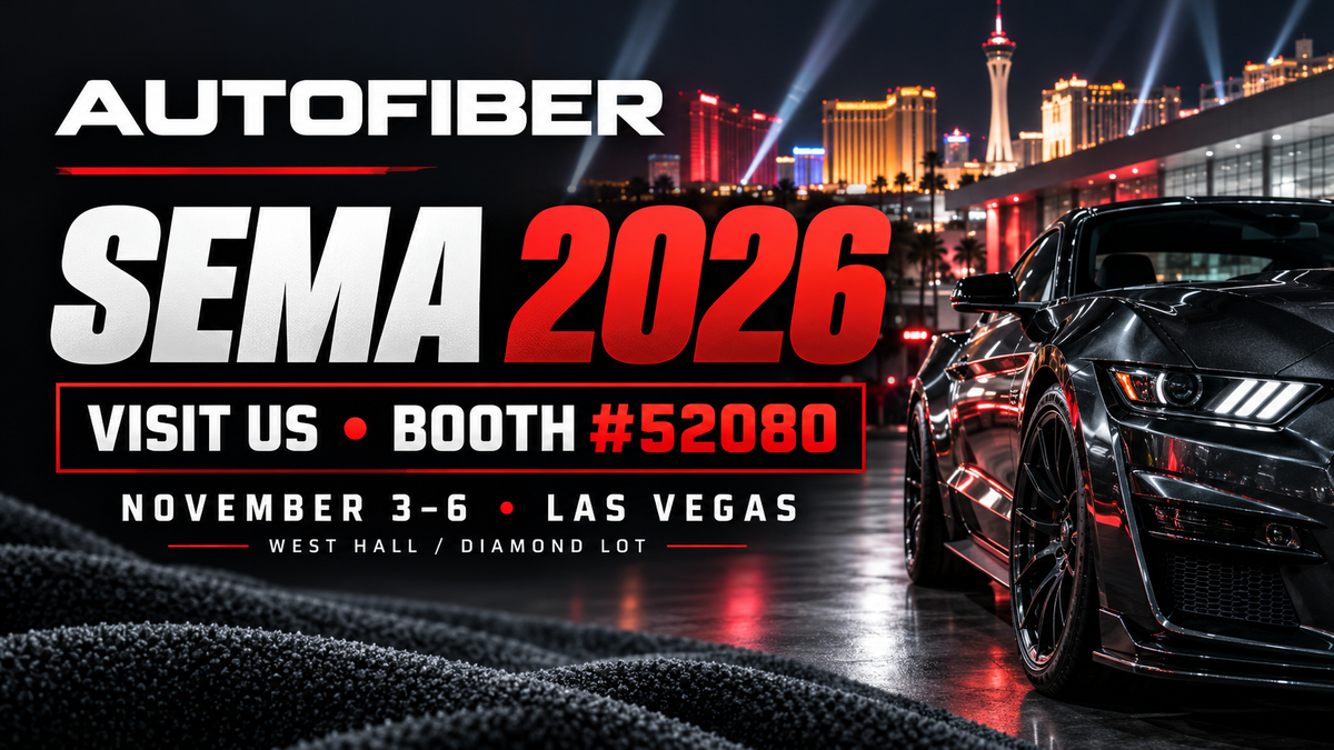 Autofiber at SEMA 2026 — Booth #52080, November 3–6, Las Vegas. West Hall / Diamond Lot.