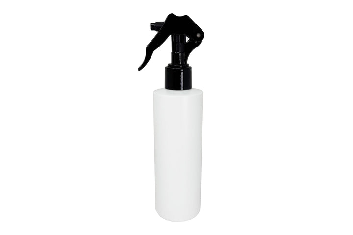 General Car Care Bottle Black Model 130™ Micro Mist Trigger Sprayer 8 oz. White HDPE Bottle