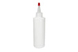 General Car Care Bottle Natural Yorker Dispensing Cap with Red Tip 8 oz. White HDPE Bottle