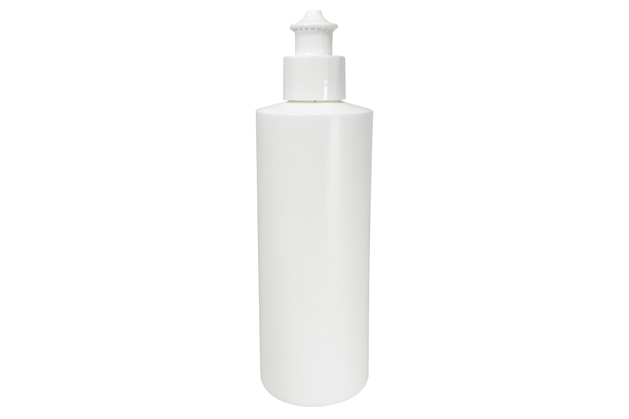 General Car Care Bottle White Push-Pull Closure 8 oz. White HDPE Bottle