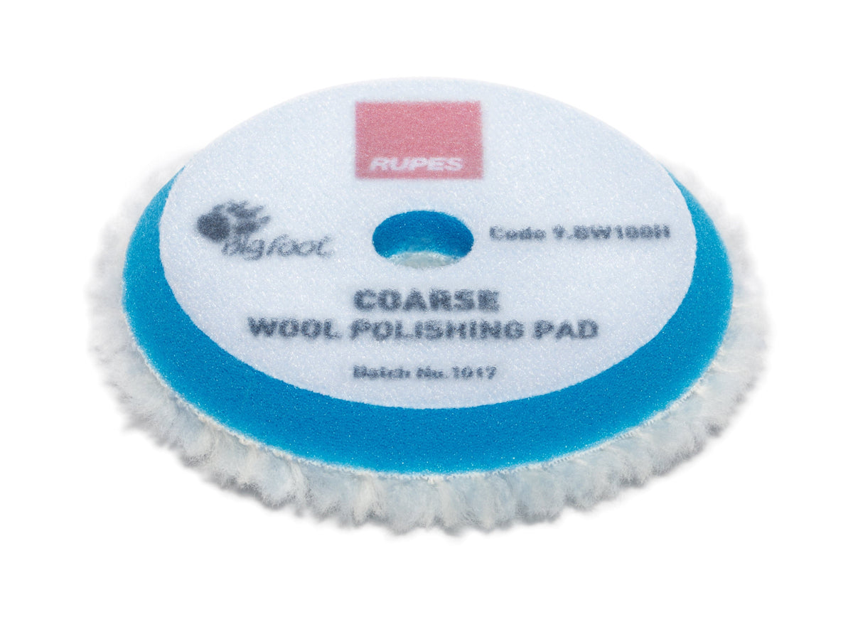 RUPES Wool Polishing Pad COARSE Blue for Bigfoot Polisher