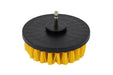 General Car Care Brush Firm (Yellow) [Drill Brush] Carpet and Upholstery Drill Attachment