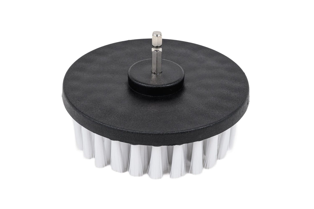 General Car Care Brush Soft (White) [Drill Brush] Carpet and Upholstery Drill Attachment