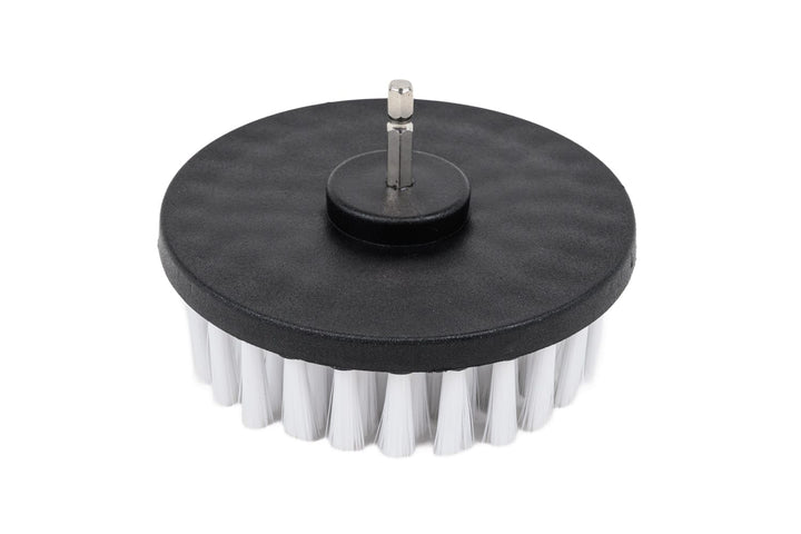 General Car Care Brush Soft (White) [Drill Brush] Carpet and Upholstery Drill Attachment