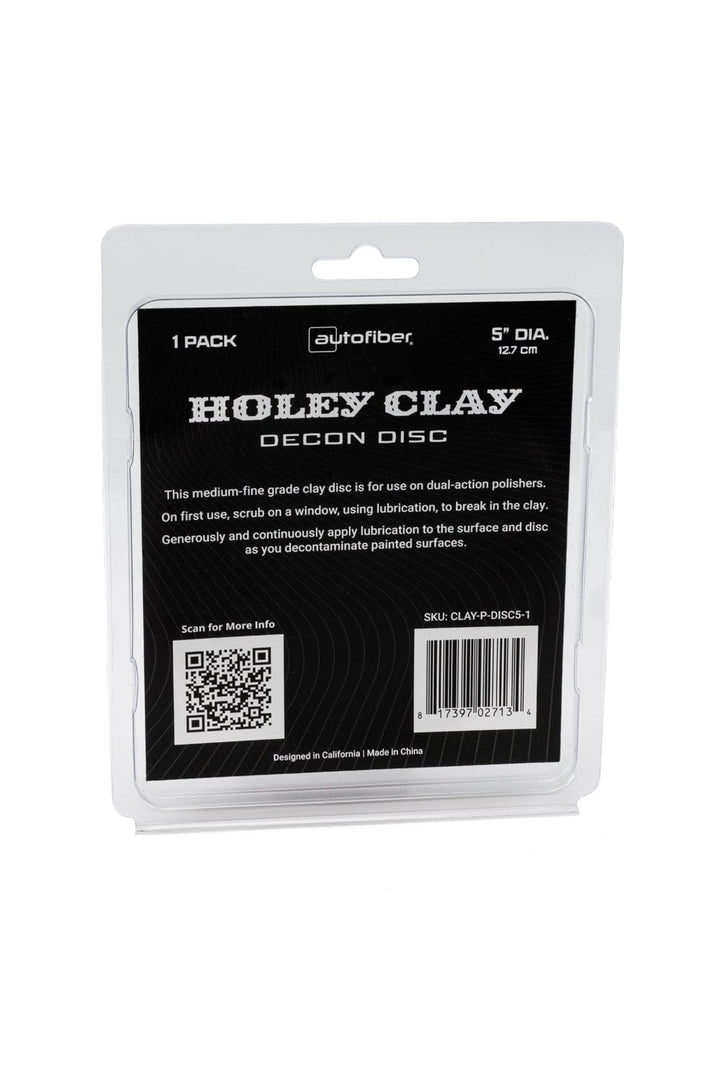 Autofiber Pad [Holey Clay Disc] Decontamination Pad for Polishers - 1 pack