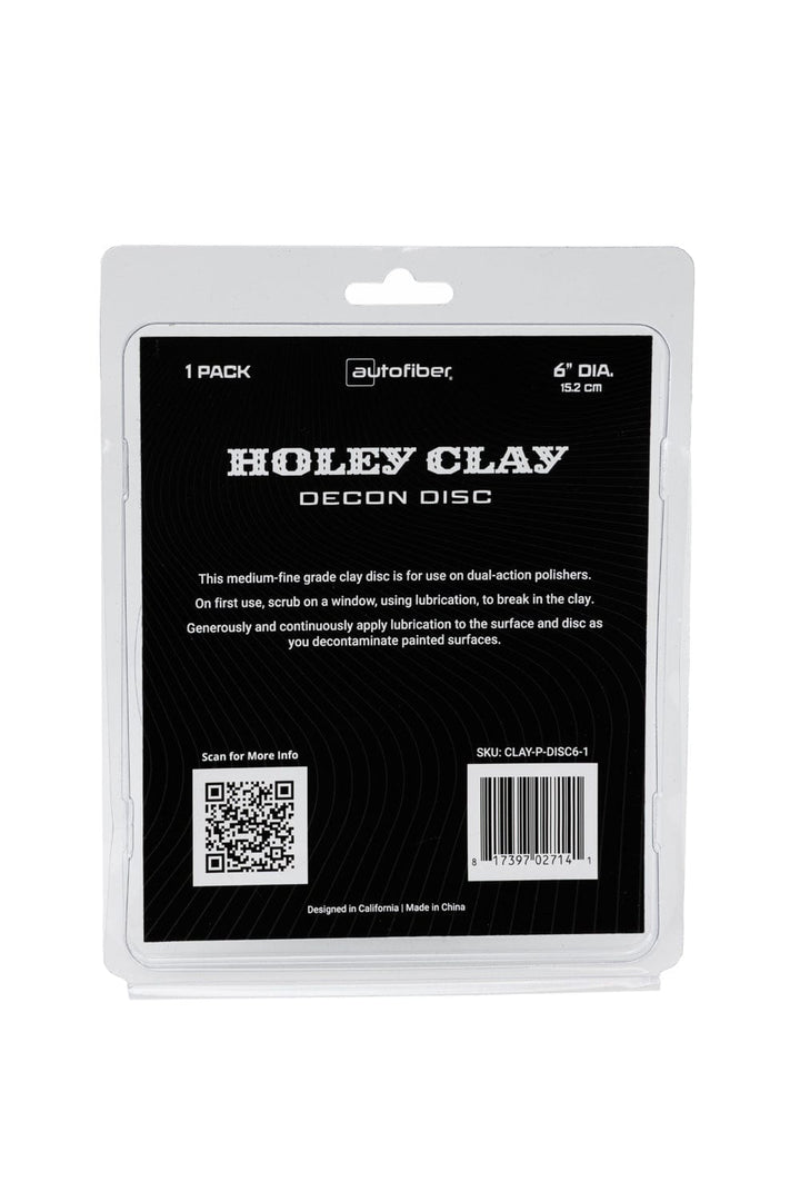 Autofiber Pad [Holey Clay Disc] Decontamination Pad for Polishers - 1 pack