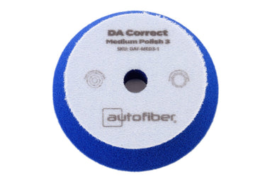 Autofiber DA Pads Pad [DA Correct] Medium Polish Foam Pad 3.1"