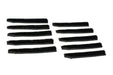 Autofiber Case Brush Narrow / Scrub Ninja / Black Case [Detail Stix] Refill Covers (10 packs)
