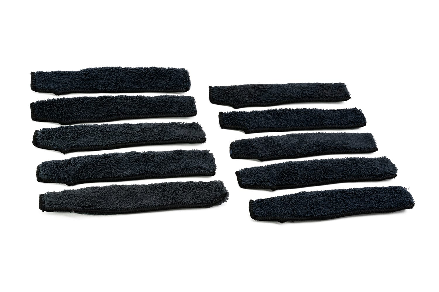 Autofiber Case Brush Wide / Microfiber Terry / Black Case [Detail Stix] Refill Covers (10 packs)