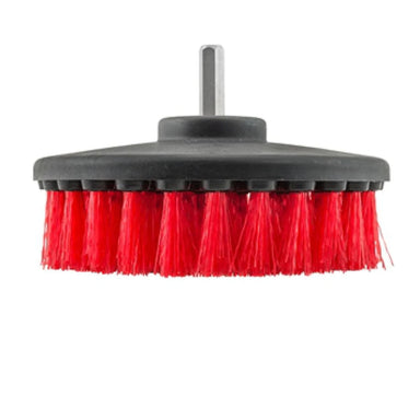 P&S Detail Products Brush Drill Brush - Heavy Duty (Red Bristle)