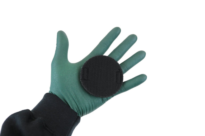 Autofiber Mitt [Clay Disc 3] Round Decontamination Pad with Velcro 3" Diameter