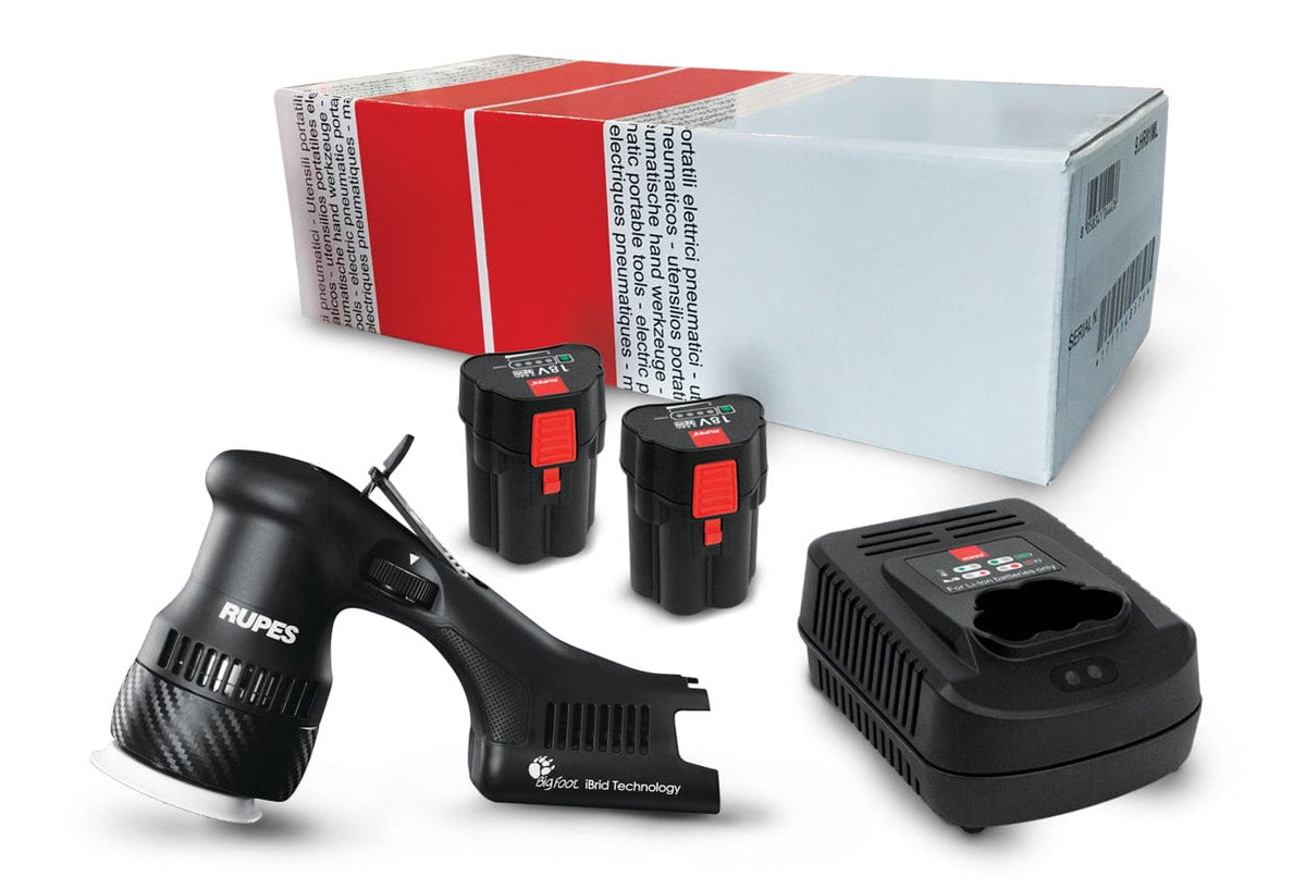 Rupes (Tools) Power Tool HLR75 Mini iBrid Random Orbital Polisher Kit