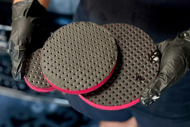 Autofiber Pad [Holey Clay Disc] Decontamination Pad for Polishers - 1 pack