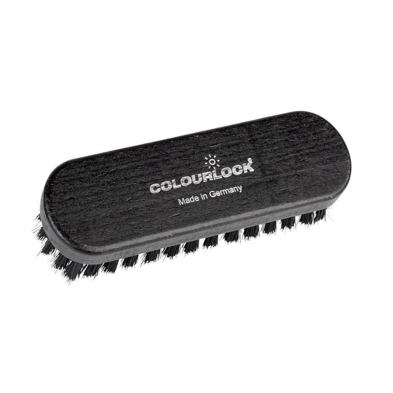 Colourlock Chemical Leather Brush - Black 135x41mm with Silver Logo