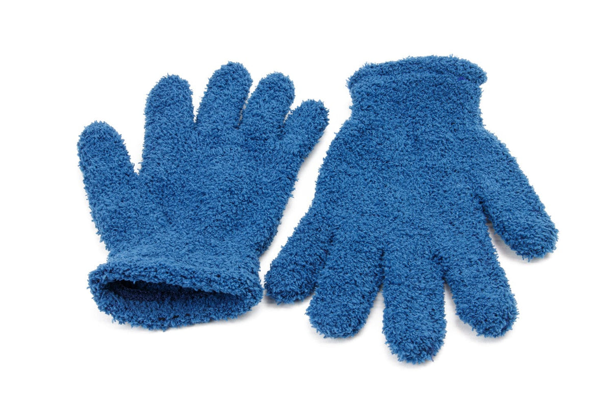 Autofiber Dark Blue [Knit Mitt] Microfiber Detailing Glove - 2 pack