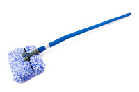 Autofiber Tool Monster Plush - Blue / 8 degree Bend End [Mitt on a Stick PRO] Adjustable Wash Tool with 61" Angled Pole