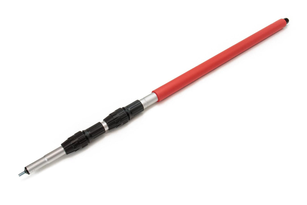 Autofiber Tool Red [Mitt on a Stick] Long Pole Extension | 3 Piece Telescoping (44" to 102")