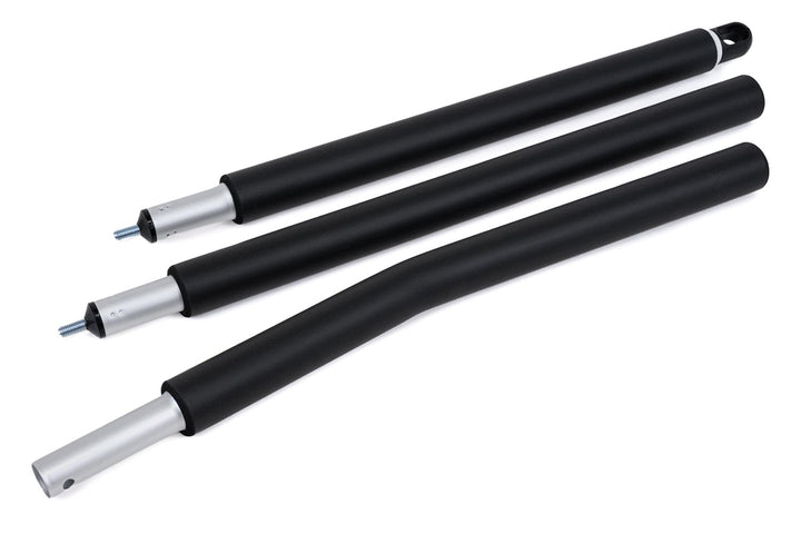 Autofiber Tool Black / 3 sections (55") [Mitt on a Stick] Angle End - Piece Sectional Pole with Full Foam Grip
