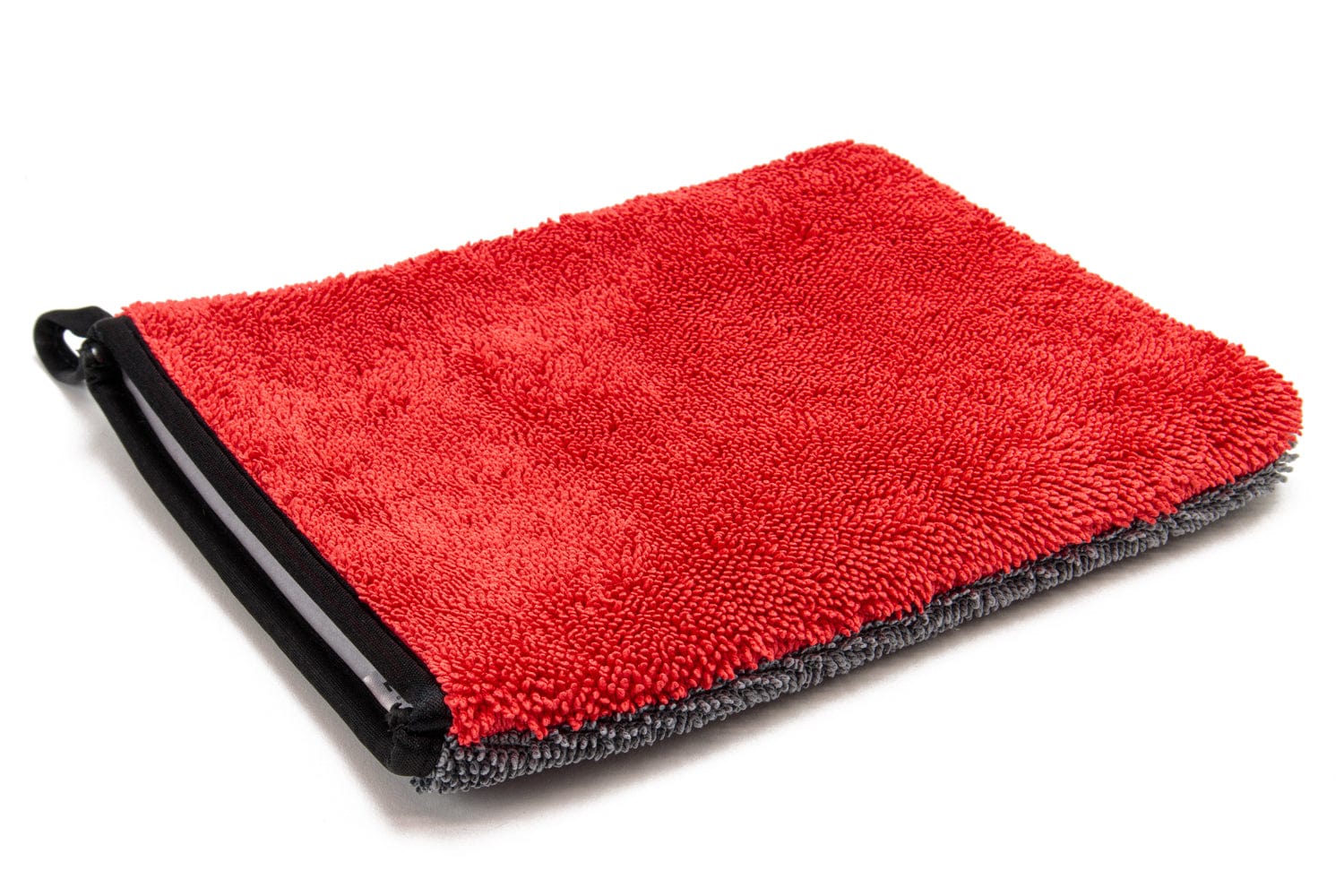 Autofiber Case Mitt Red/Gray FULL CASE [Zero Cuff] Twist Glass/Wash Mitt (9"x7") Case of 25