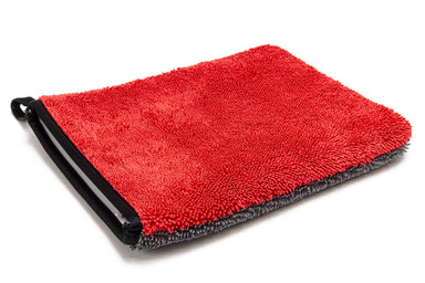 Autofiber Case Mitt Red/Gray FULL CASE [Zero Cuff] Twist Glass/Wash Mitt (9"x7") Case of 25