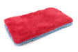 Autofiber Case Sponge Red/Blue FULL CASE [Double Wide] Extra-Long Microfiber Wash Pad (9"x16") Blue/Gray - 50/case