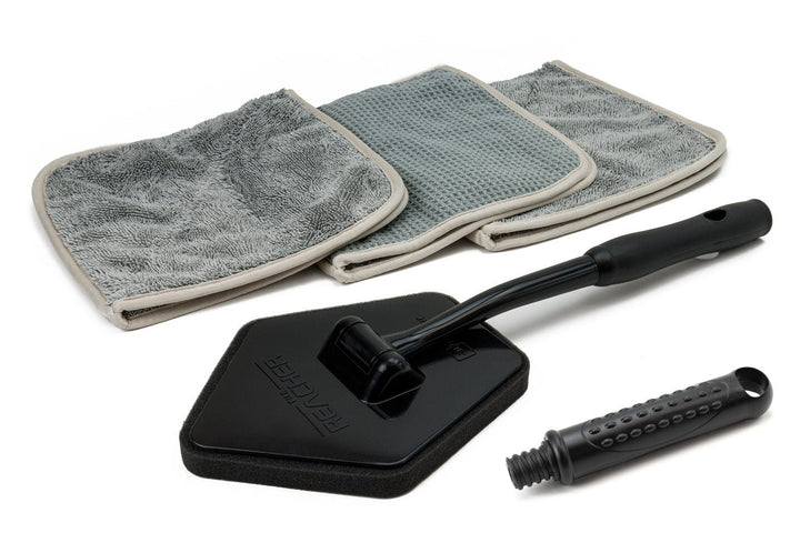 Autofiber Tool [Reacher Glass Kit] Glass Flip Towels &amp; Reacher Extension Tool + 3 pack
