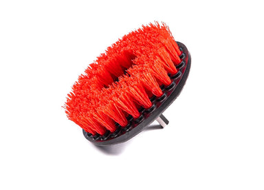 P&S Detail Products Brush Drill Brush - Heavy Duty (Red Bristle)