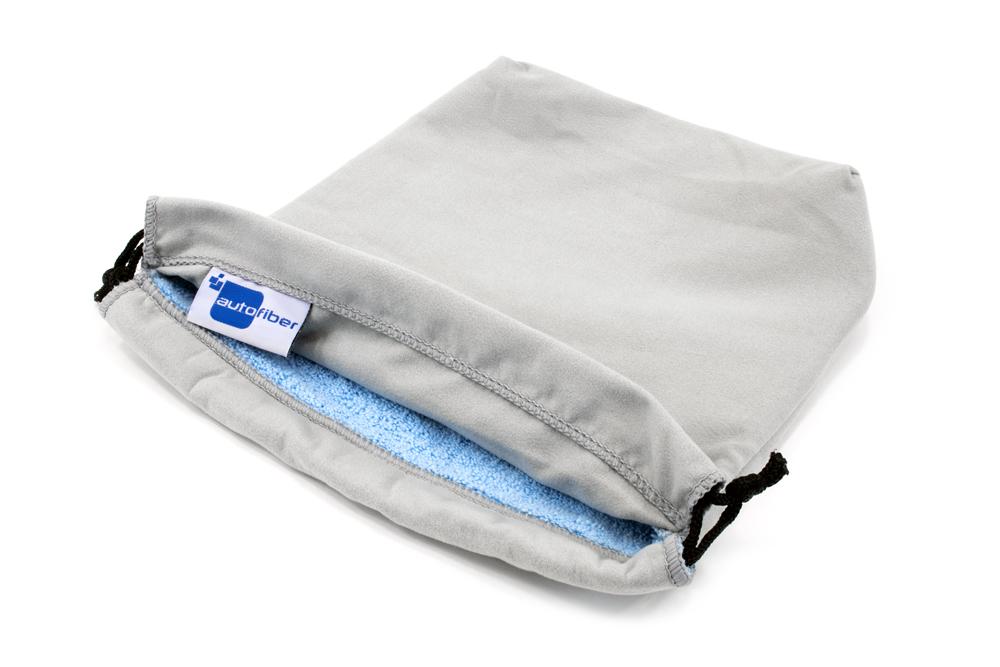 Autofiber Medium (8" wide x 11" tall) / Blue [Swag Sack] Microfiber Bag for Detail Clients (1 pack)