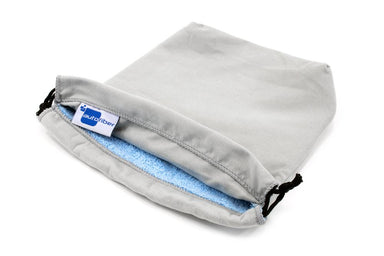 Autofiber Medium (8" wide x 11" tall) / Blue [Swag Sack] Microfiber Bag for Detail Clients (1 pack)