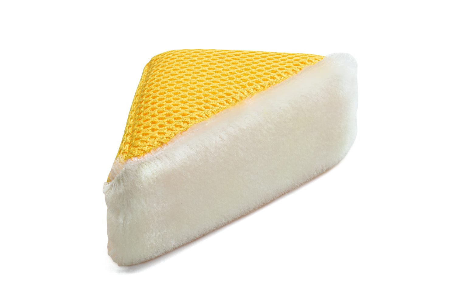 Autofiber Case Sponge White/Gold FULL CASE [Scrub Ninja] Wedge Scrubber 5"x2.5"x2" - 144/case