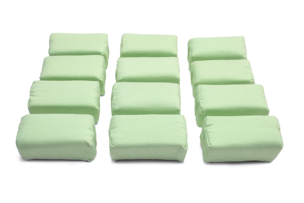 Autofiber Sponge Light Green [Appli-Coat] Microfiber Ceramic Coating Applicator Pad (3 in. x 1.5 in. x 1.5 in.) 12 pack