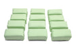 Autofiber Sponge Light Green [Appli-Coat] Microfiber Ceramic Coating Applicator Pad (3 in. x 1.5 in. x 1.5 in.) 12 pack