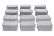 Autofiber Sponge Gray [Appli-Coat] Microfiber Ceramic Coating Applicator Pad (3 in. x 1.5 in. x 1.5 in.) 12 pack