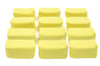 Autofiber Sponge Yellow [Appli-Coat] Microfiber Ceramic Coating Applicator Pad (3 in. x 1.5 in. x 1.5 in.) 12 pack