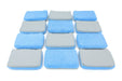 Autofiber Sponge Case Of Thin [Saver Applicator Half/Half] Microfiber Coating Applicator Sponge with Plastic Barrier (One Side Suede, One Side Terry)  - 216 per case