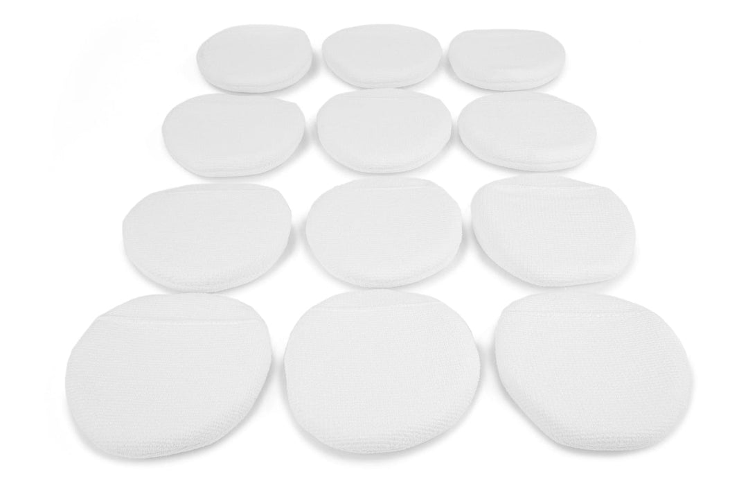 Autofiber [Saver Pocket Round] Coating Applicator Finger Mitt with Barrier Layer (5 in. Diameter) 12 pack