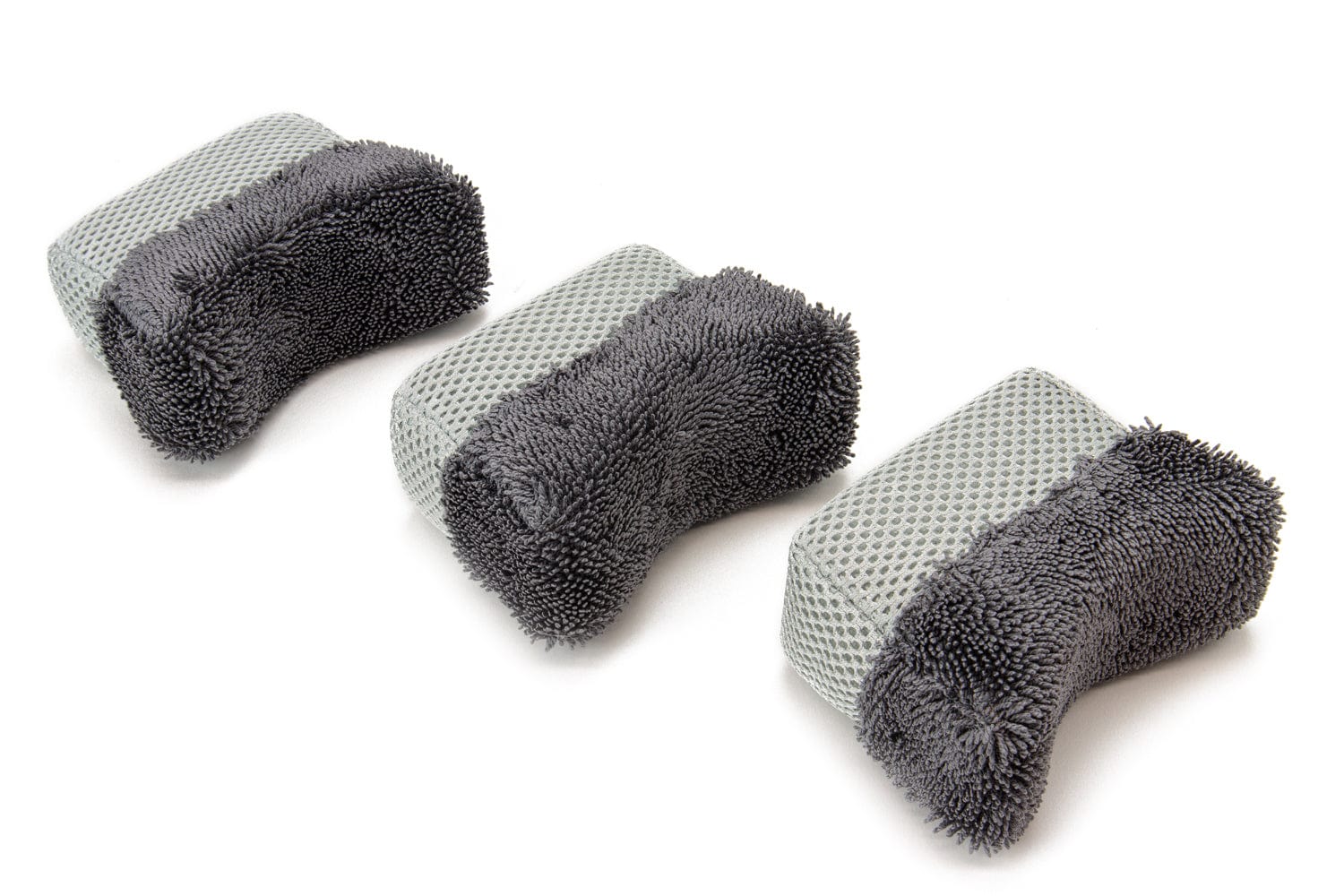 Autofiber Case Applicator Silver / Medium (3-pack) 44 packs CASE [Tire Saver] Curved Dressing Applicator with Barrier Layer