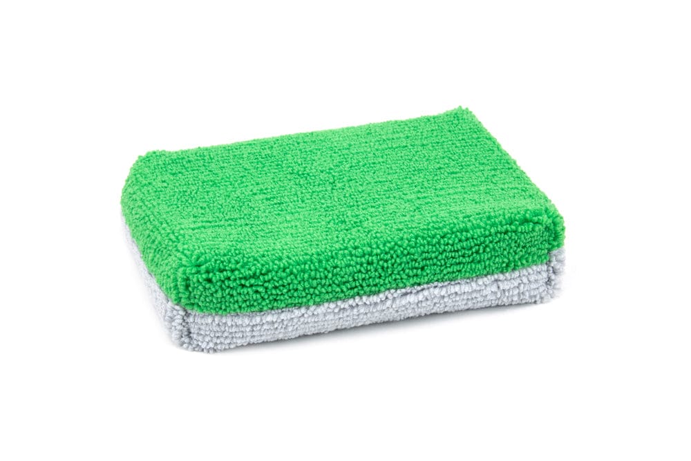 Autofiber Case Sponge Green/ Gray CASE [Saver Applicator] Thin (in bags, no branding) - 5"x3.5"x0.755" -168/case