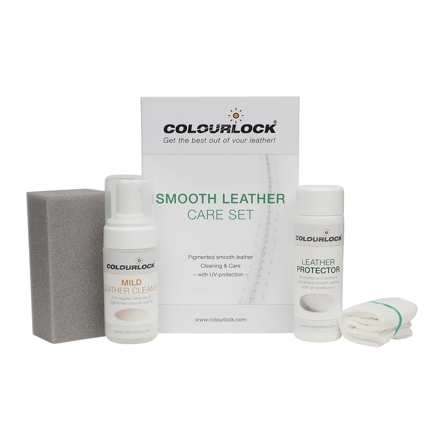 Colourlock Chemical Smooth Leather Care Kit Mild Cleaner and Protector