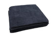 Autofiber Towel Black [Utility 230v] Lightweight Edgeless Microfiber Cleaning Towel 16"x16" - 30 Vacuum Pack