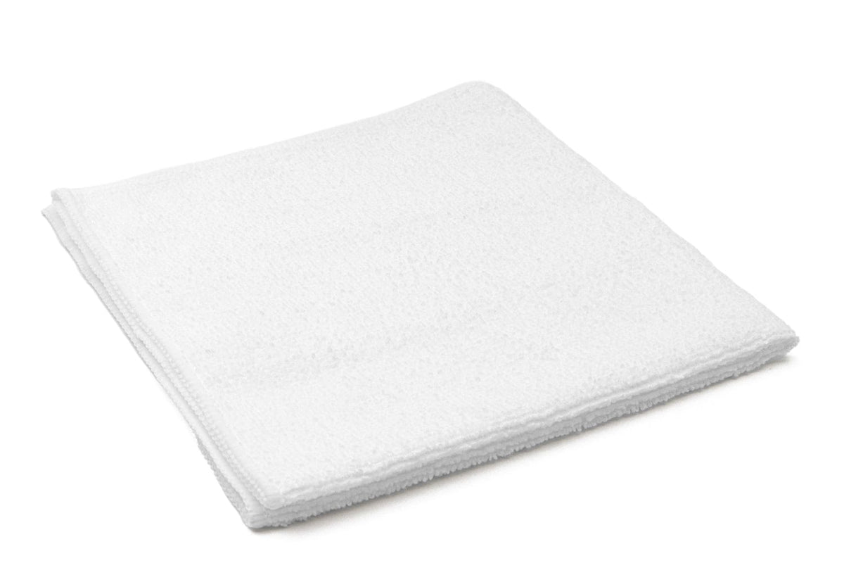 Autofiber Towel White FULL CASE [Utility 230] Lightweight Microfiber Cleaning Towel 16"x16" - 300/case