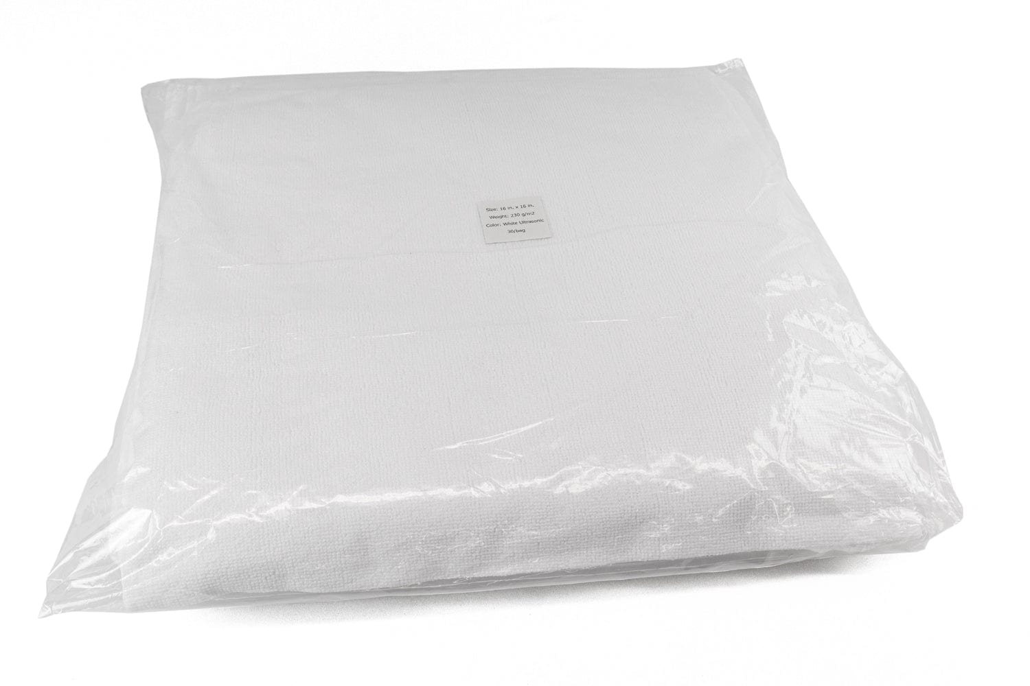 Autofiber Towel [Utility 230v] Lightweight Edgeless Microfiber Cleaning Towel 16"x16" - 30 Vacuum Pack