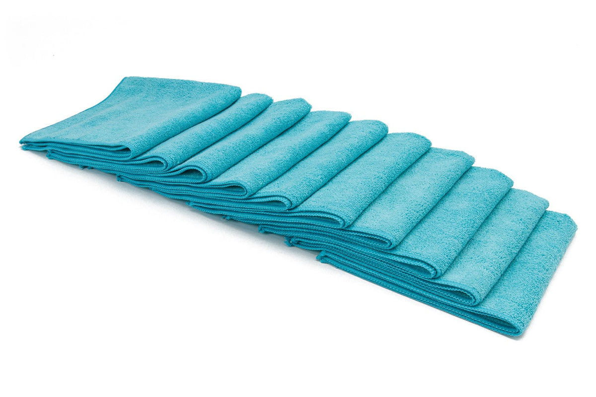 Autofiber Towel Teal [Utility 350S] All Purpose Microfiber Towel 350gsm 16"x16" - 10 pack