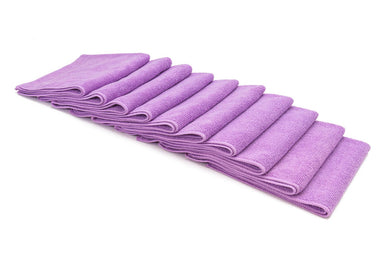 Autofiber Towel Purple [Utility 350S] All Purpose Microfiber Towel 350gsm 16"x16" - 10 pack
