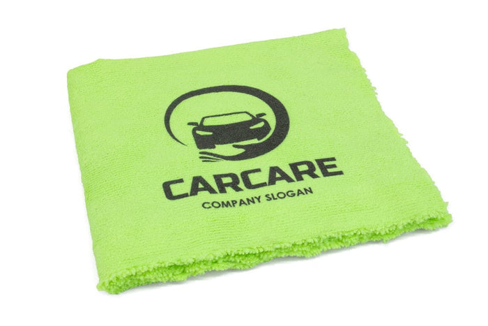 Autofiber Custom Custom Print Green CUSTOM [Elite] Printed Logo Towel - 10 pack